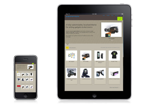 Tablet, smartphone and mobile friendly design